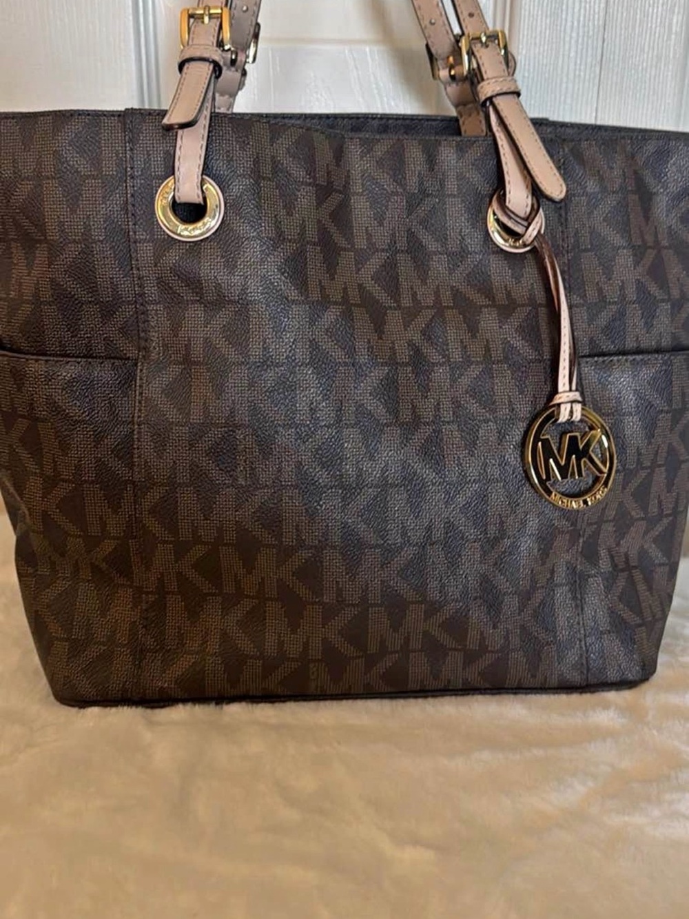 Michael Kors Brown Logo Tote bag
